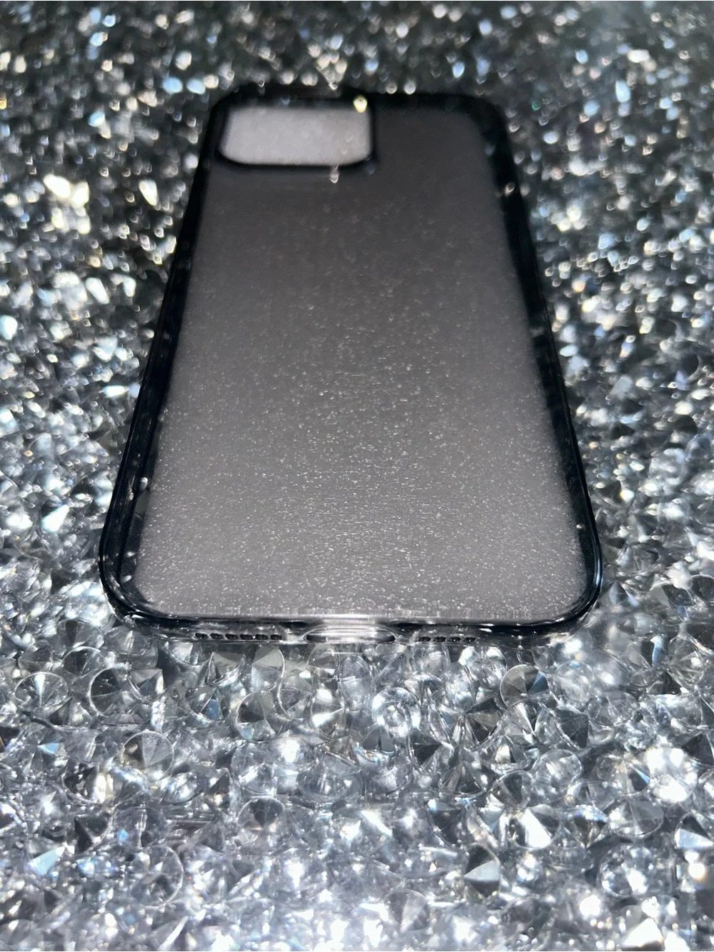 iPhone 15 pro max Phone Case - clear Gray